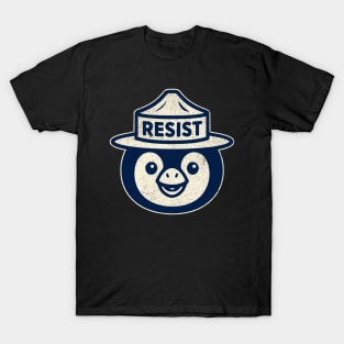 Resist-Penguin T-Shirt